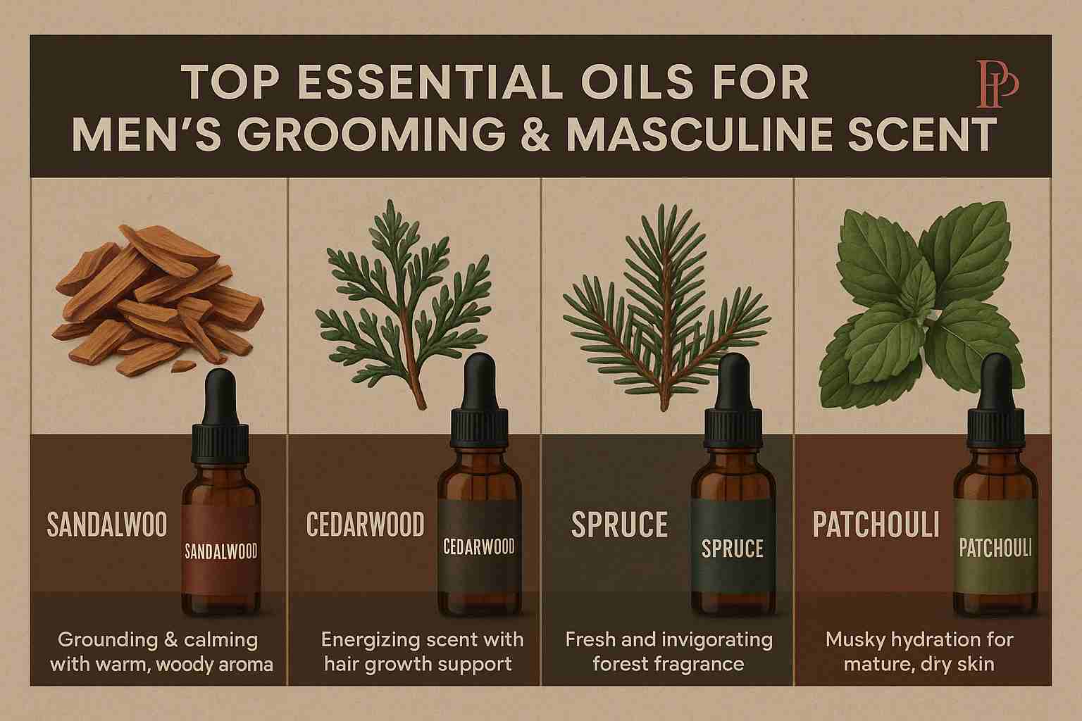 Best essential oils for masculine scent and grooming