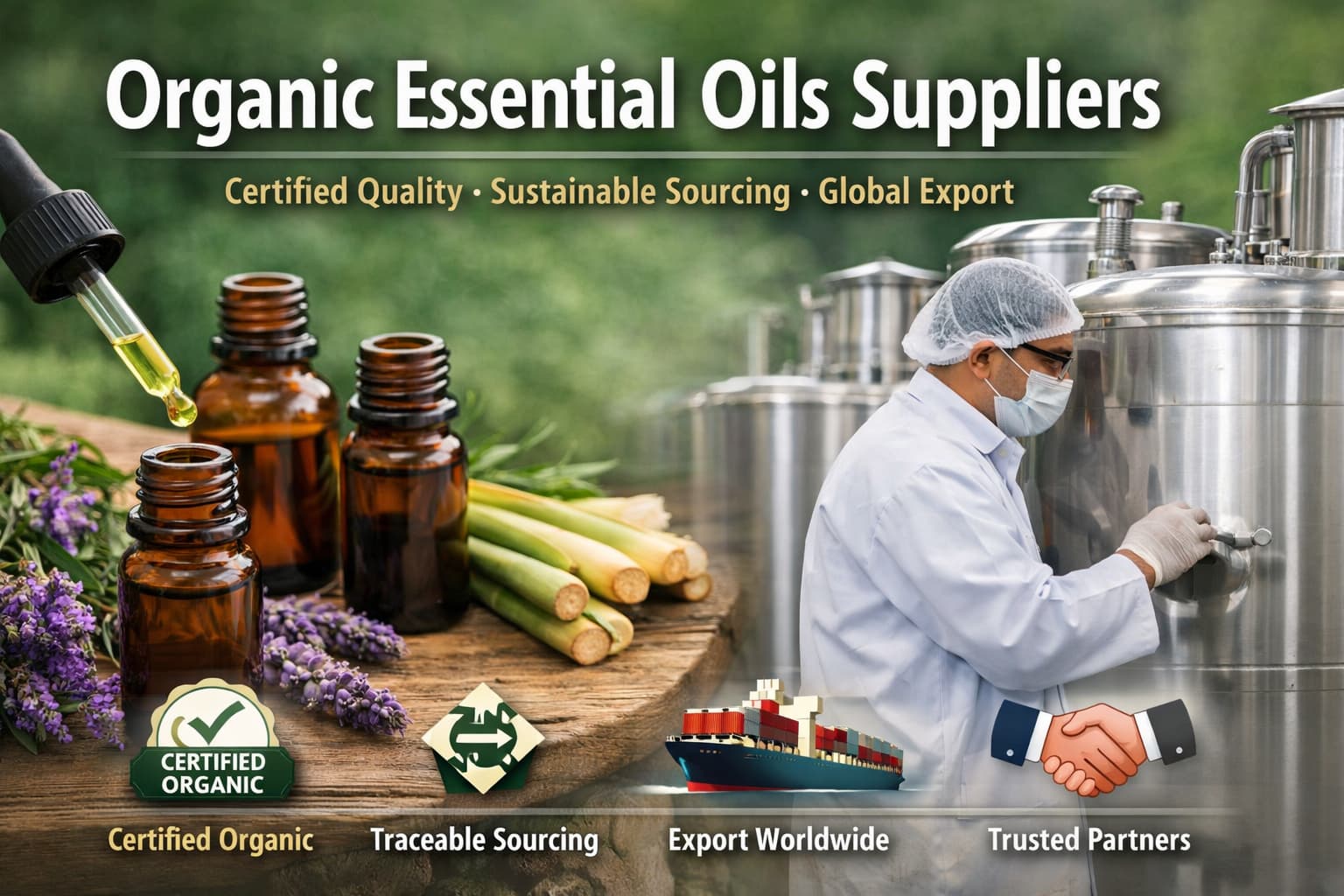Organic Essential Oils Suppliers