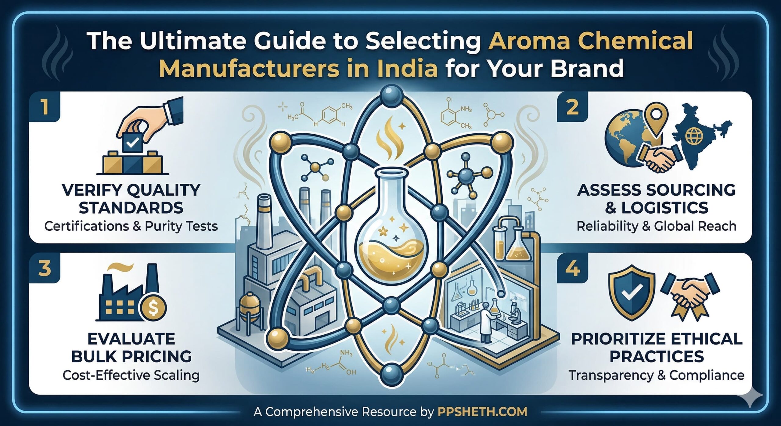 How to Choose the Right Aroma Chemical Manufacturer IN iNDIA