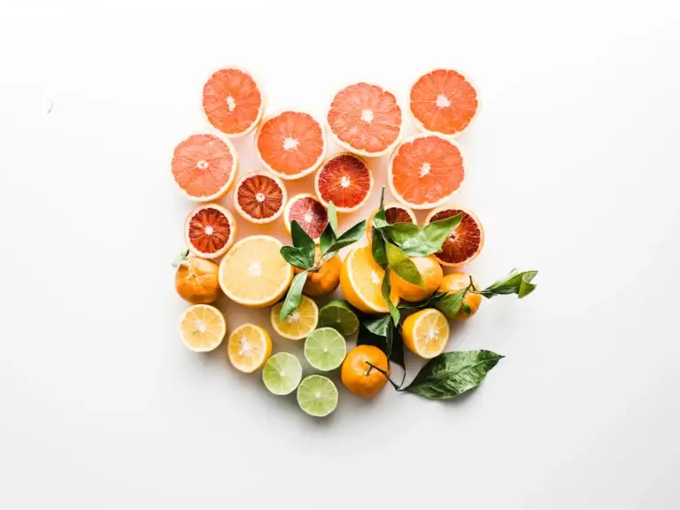 Citrus aroma chemicals – orange, lemon and grapefruit slices for cosmetic fragrances