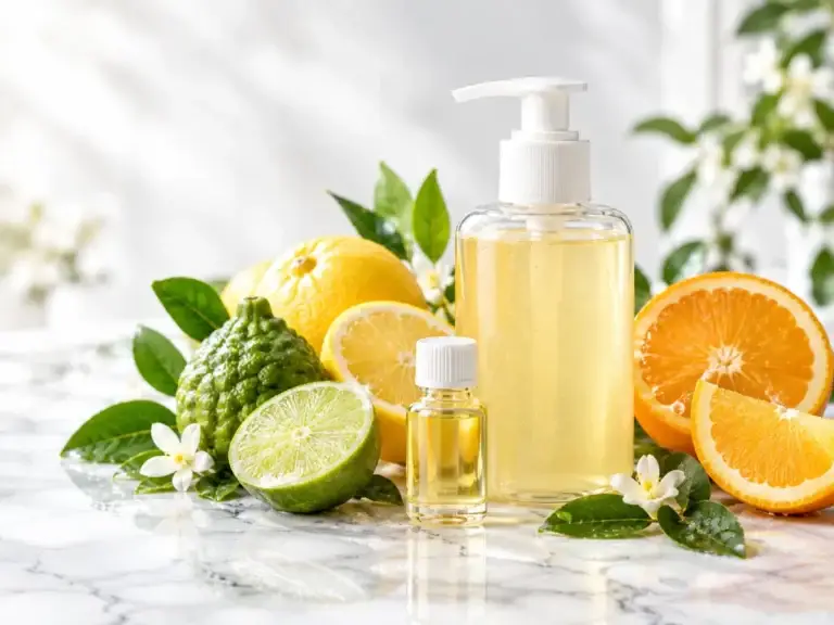 Citrus aroma chemicals – lime, lemon, bergamot and orange for hand washes and body care
