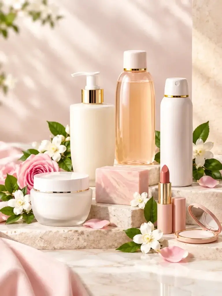 Unbranded skincare, haircare, soap, deodorant and lipstick products that use fragrance ingredients