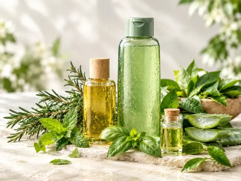 Herbal and green aroma chemicals for shampoos and hair oils